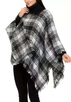 Best Sale 🎉 Wonderly Boucle Fringe Plaid Topper 😉