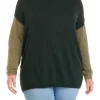 Discount 😉 Wonderly Plus Size Funnel Neck Pullover Sweater ⌛