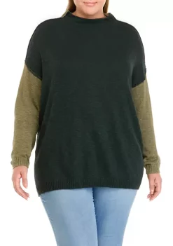 Discount 😉 Wonderly Plus Size Funnel Neck Pullover Sweater ⌛ -Wonderly Shop Belk 1071