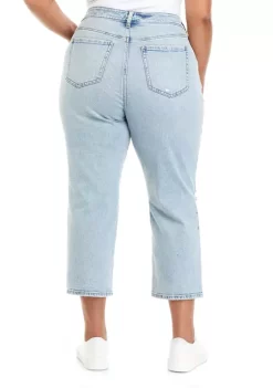 Wholesale 🥰 Wonderly Plus Size Curvy Fit High Rise Vintage Straight Leg 👖 Jeans ❤️ -Wonderly Shop Belk 1120