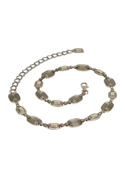 Cheapest 🥰 Wonderly Chain Concho Plaque Belt 😀