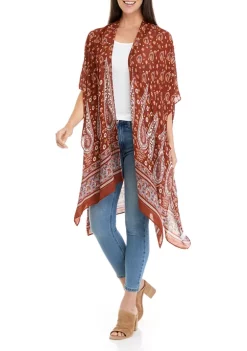 Cheap โ Wonderly ๐ฉ Women's Paisley Border Topper ๐ฅฐ