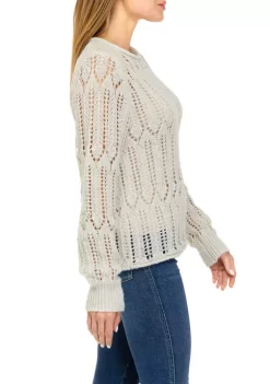 Brand new 🔔 Wonderly 👩 Women's Open Stitch Sweater 👏 -Wonderly Shop Belk 1160