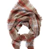 Coupon 🧨 Wonderly Plaid Boucle Triangle Scarf 👏 -Wonderly Shop Belk 1203