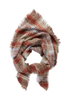 Coupon 🧨 Wonderly Plaid Boucle Triangle Scarf 👏 -Wonderly Shop Belk 1205