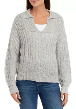 Top 10 ⌛ Wonderly 👩 Women's Long Sleeve Collared Ribbed Sweater 💯 -Wonderly Shop Belk 1217