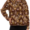 Buy ✨ Wonderly 👩 Women's Sherpa Popover Printed Jacket ✔️