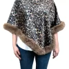 Discount 😍 Wonderly Fur Trimmed Leopard Print Topper 🔔 -Wonderly Shop Belk 1275