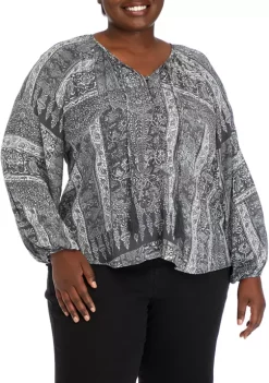 Cheap ⌛ Wonderly Plus Size Pintuck Blouse 🤩 -Wonderly Shop Belk 1294