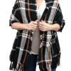 Buy 🔔 Wonderly Classic Chenille Plaid Wrap 💯 -Wonderly Shop Belk 1328
