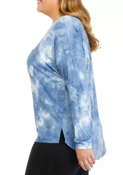 Cheap 🎁 Wonderly Plus Size Long Drop Shoulder Sleeve Yummy T-Shirt 🎉 -Wonderly Shop Belk 1339