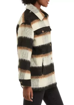 Buy 👏 Wonderly 👩 Women's Faux Wool Shacket 😍 -Wonderly Shop Belk 1368