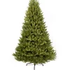 Best Pirce 🌟 Puleo International 6.5 Foot Pre Lit Franklin Fir Artificial 🎁 Christmas Tree 500 UL-Listed Clear Lights ✨ -Wonderly Shop Belk 1392