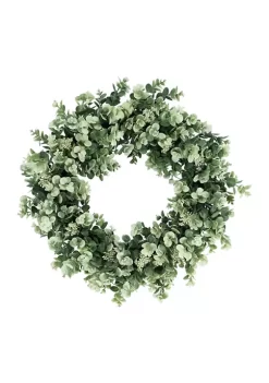 Cheapest ❤️ Puleo International 24 Inch Artificial Eucalyptus Floral Spring Wreath 🥰 -Wonderly Shop Belk 1400