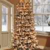 Cheap 🔥 Puleo International Pre-Lit 9-Foot Slim Flocked Franklin Fir 🎄 Christmas Tree ⌛ -Wonderly Shop Belk 1409