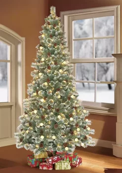 Cheapest ✔️ Puleo International 7.5-Foot Capetown Pine Blue/Green 🎅 Christmas Tree 🌟