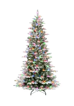 Top 10 🤩 Puleo International Pre-lit Slim Flocked Aspen Fir Tree ❤️ -Wonderly Shop Belk 1466