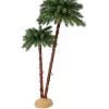 Promo ❤️ Puleo International Premium 3.5 Foot/6 Foot Pre Lit Artificial Palm Tree with 175 UL Listed Lights 🔔