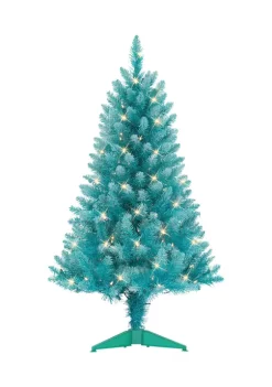 Outlet 🌟 Puleo International Pre-lit Fashion Teal 🎄 Christmas Tree 🥰 -Wonderly Shop Belk 1533