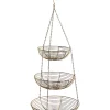 New ⌛ Puleo International 3 Tier Metal Hanging Basket 🛒