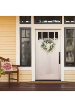 Discount 🌟 Puleo International 24 Inch Artificial Sunflower and Hydrangea Floral Spring Wreath 🥰 -Wonderly Shop Belk 1558