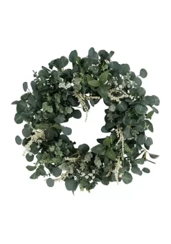 Deals โญ Puleo International 24 Inch Artificial Eucalyptus Floral Spring Wreath ๐ฅฐ
