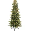 Brand new 🔔 Puleo International 7.5 Foot Pre Lit Slim Artic Fir Artificial ❄ Christmas Tree with 450 UL-Listed Clear Lights 🧨 -Wonderly Shop Belk 1572