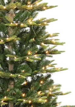 Brand new 🔔 Puleo International 7.5 Foot Pre Lit Slim Artic Fir Artificial ❄ Christmas Tree with 450 UL-Listed Clear Lights 🧨 -Wonderly Shop Belk 1574