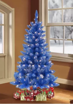 Budget ✨ Puleo International Pre-Lit 4-Foot Fashion Blue 🎅 Christmas Tree 🧨 -Wonderly Shop Belk 1579