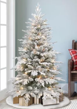 Brand new 🎁 Puleo International Pre-lit Flocked Slim Northern Fir 🎉 -Wonderly Shop Belk 1661