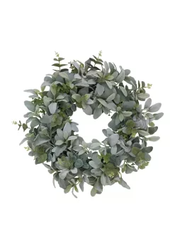 Promo ✔️ Puleo International 22 Inch Lambs Ear Wreath ⌛