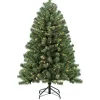 Best Pirce 🧨 Puleo International 4.5 Foot Pre-Lit Noble Fir Artificial ❄ Christmas Tree with 200 Clear UL-listed Lights 🔥 -Wonderly Shop Belk 1667