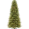 Cheap 🎁 Puleo International 6.5 Foot Pre Lit Slim Franklin Fir Artificial 🔔 Christmas Tree 350 UL Listed Clear Lights ✔️ -Wonderly Shop Belk 1674