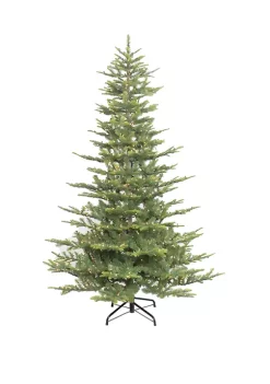 Promo ⭐ Puleo International 6.5 Foot Pre-Lit Arctic Fir Artificial 🔔 Christmas Tree 500 UL-Listed Clear Lights 🎉 -Wonderly Shop Belk 1687