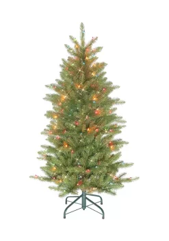 New 🔔 Puleo International Pre-Lit 4.5 Foot Slim Franklin Fir 🎁 Christmas Tree with ✨ -Wonderly Shop Belk 1717