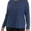 Deals 😀 Wonderly Studio Plus Size Long Sleeve Baby Terry Henley 👚 Shirt 💯 -Wonderly Shop Belk 177