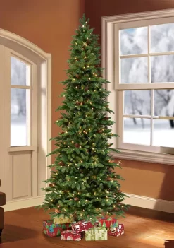Outlet 💯 Puleo International Pre-Lit 7.5-Foot Slim Montana Spruce 🔔 Christmas Tree ⭐ -Wonderly Shop Belk 1819