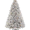 Hot Sale 💯 Puleo International Pre-Lit Flocked 🎅 Christmas Tradition Pine Tree ✨ -Wonderly Shop Belk 1827