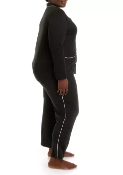 Best deal 🧨 Wonderly Plus Size Lush Notch Collar Pajama Set 😀 -Wonderly Shop Belk 184