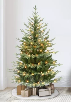 Best deal 🎉 Puleo International Pre-lit Slim Balsam Fir Tree ✔️ -Wonderly Shop Belk 1844