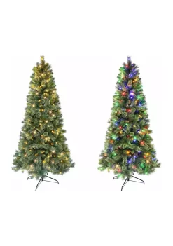 New 🌟 Puleo International Pre-Lit Montana Pine Tree 🤩 -Wonderly Shop Belk 1848