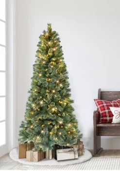 New 🌟 Puleo International Pre-Lit Montana Pine Tree 🤩 -Wonderly Shop Belk 1851