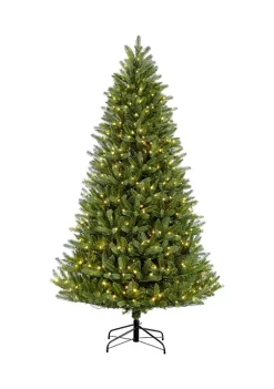 Promo 💯 Puleo International 9 Foot Pre-Lit Green Mountain Fir Artificial 🔔 Christmas Tree with 1000 UL-Listed Clear Lights 💯 -Wonderly Shop Belk 1854