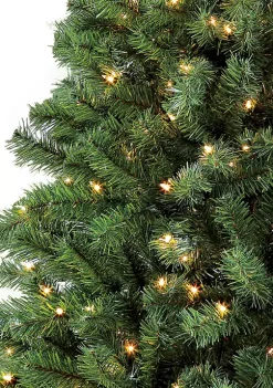 Promo 😍 Puleo International 9 Foot Pre Lit Noble Fir Artificial 🎅 Christmas Tree with 800 Clear UL Listed Lights 🛒 -Wonderly Shop Belk 1856