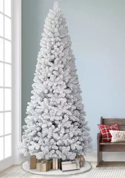 Flash Sale ⌛ Puleo International Flocked Virginia Pine Tree with 1460 Tips ⭐ -Wonderly Shop Belk 1860
