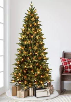 Best Sale ⌛ Puleo International Pre-lit Slim Westford Spruce Tree 👍 -Wonderly Shop Belk 1871