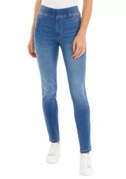 Top 10 💯 Wonderly Petite High Rise Pull On Skinny 👖 Jeans ✨ -Wonderly Shop Belk 192