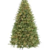Best reviews of 🤩 Puleo International 6.5 Foot Pre Lit Davidson Fir Premier Artificial 🎅 Christmas Tree 550 UL Listed Clear Lights ✨