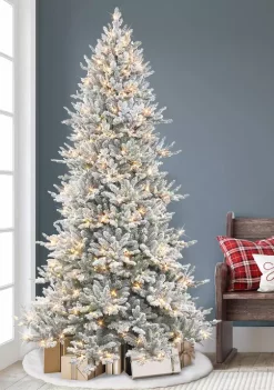 Cheap 🤩 Puleo International Pre-lit Flocked Royal Majestic Douglas Fir Downswept Tree 🥰 -Wonderly Shop Belk 1951