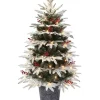 Best Pirce 🌟 Puleo International Pre-lit Potted Flocked Halifax Fir Tree 🌟 -Wonderly Shop Belk 2033